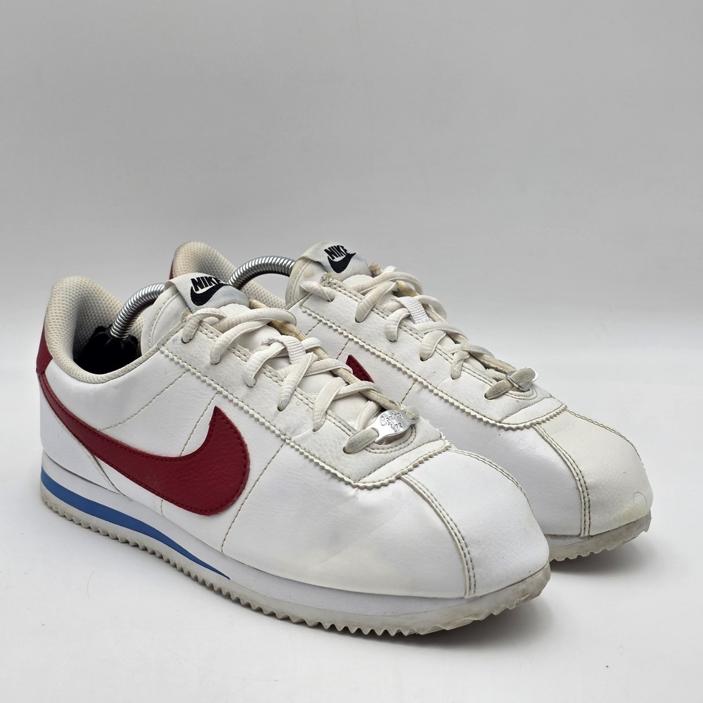 Nike Cortez Basic SL GS Forrest Gump Youth 7Y Women's8.5 White Red 904764-103